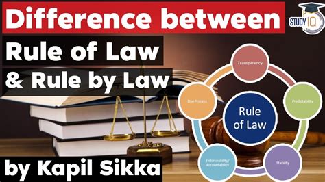 Difference In Rule Of Law And Rule By Law Explained Madhya Pradesh