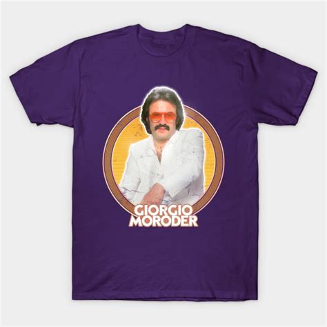 Giorgio Moroder Retro Style Fan Art Design Giorgio Moroder T