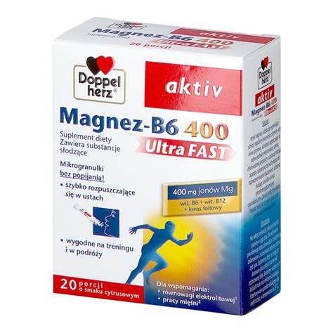 Doppelherz Magnez Ultra Fast Magnez B Ultra Fast Apo Dicounter Pl