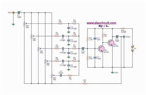 Stereo Graphic Equaliser Circuit Diagram - Circuit Diagram