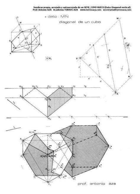 Dibujo técnico geometría descriptiva expresión gráfica en Badajoz