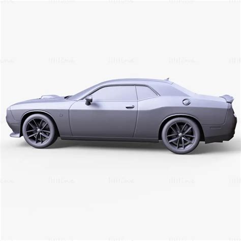 Dodge Challenger 392 Hemi Scat Pack 3D Model