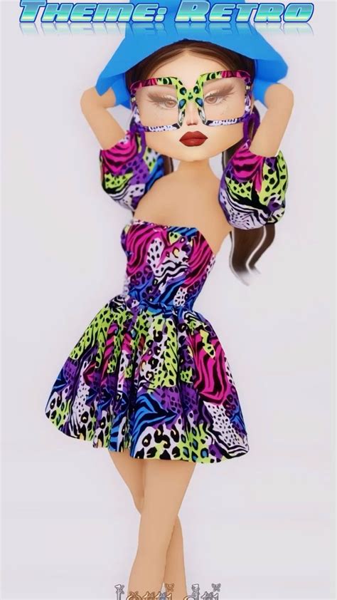 Dress To Impress Retro Theme ★ In 2024 Dress To Impress Dress Fashion