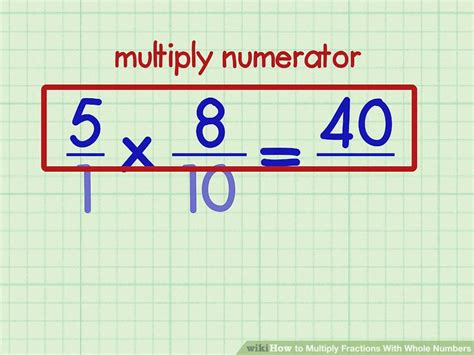 How To Multiply Fractions With Whole Numbers 4 Steps