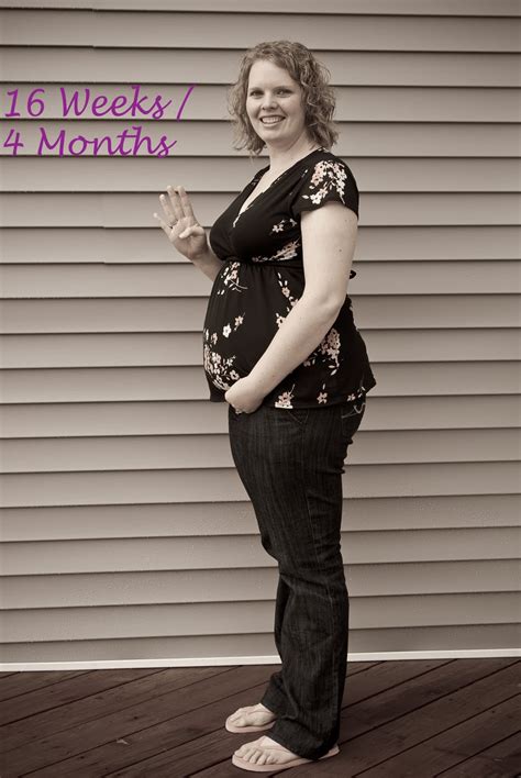 a JoURnEy tO foRevEr: 16 Week Survey and 4 Month Belly Picture