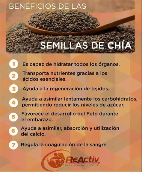 Infografia Beneficios De Las Semillas De Chia Beneficios De Las