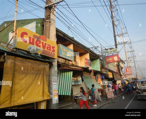 Barangays Macarthur Highway Bridge Marilao Bulacan Stock Photo