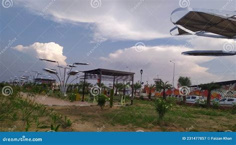 Nadabet Kutch Gujarat India Pakistan Border Tourism Entry Gate Stock