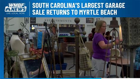 South Carolinas Largest Garage Sale Returns To Myrtle Beach Youtube