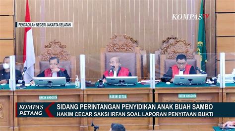 Irfan Ungkap Dirinya Diperintah Agus Nurpatria Ambil DVR CCTV Di Pos