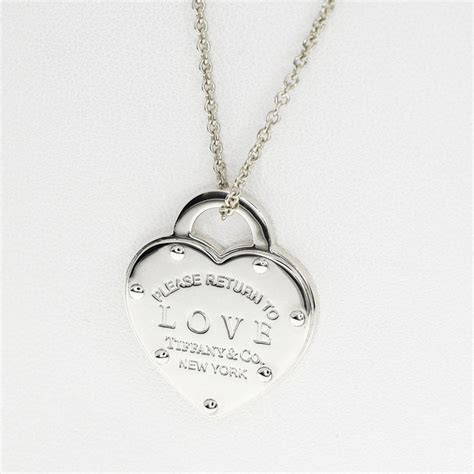 Tiffany And Co Sterling 925 Silver Return To Tiffany Love Pendant