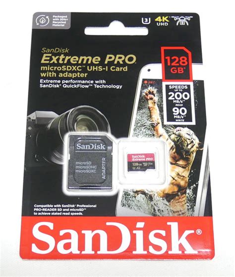 【未使用】新品 送料無料 Sandisk Extreme Pro 128gb サンディスク エクストリーム プロ Sdsqxcd 128g Gn6ma Micro Sdxc Sd カード