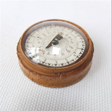 Georgian Pocket Sundial Compass C 1830 Compass Library