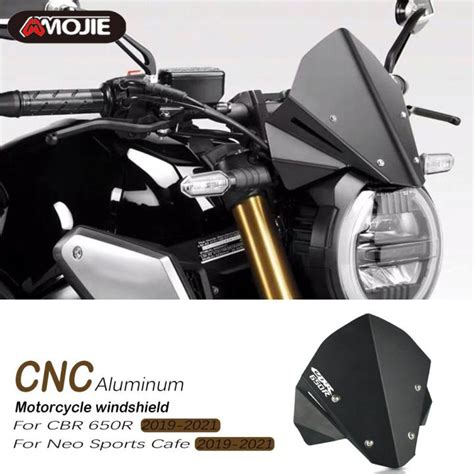 Cbr650r kính chắn gió xe máy kính chắn gió đôi bule ABS cửa chắn gió xe