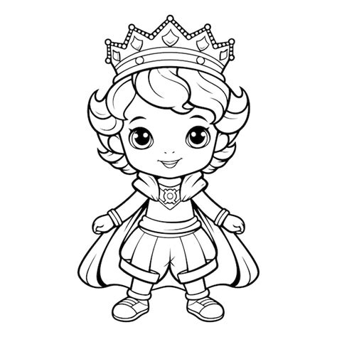 Desenho De Páginas De Desenho Animado Princesa De Conto De Fadas Com