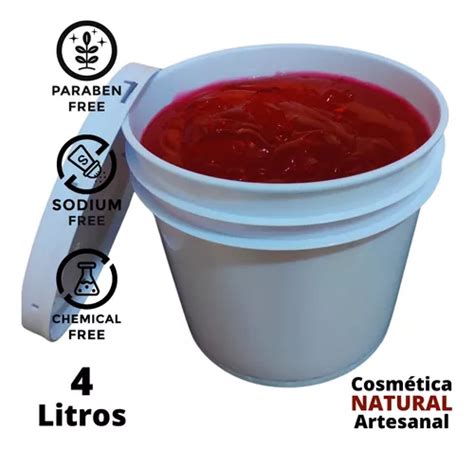 Bamitol Rojo Gel Reductivo Natural 4 Litros Meses Sin Interés