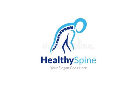 Spine Chiropractic Logo stock vector. Illustration of figure - 178996927