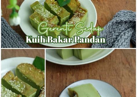 Resipi Kuih Bakar Pandan Oleh Nur Nadiah Cookpad