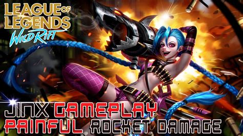 League Of Legends Wild Rift Jinx Gameplay Early Access League Of Legends Youtube