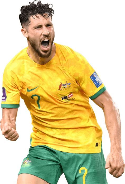 Mathew Leckie Australia football render - FootyRenders