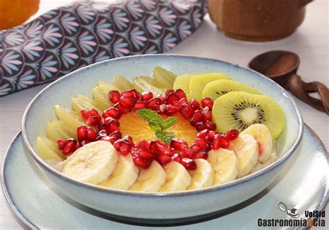 Desayuno De Avena Con Frutas De Otoño Una Receta Fácil Deliciosa Y