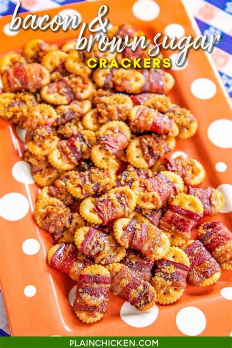 Brown Sugar & Bacon Crackers - Plain Chicken