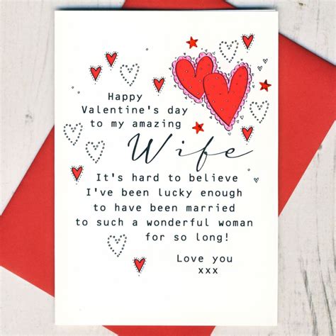 Handmade Wife Valentines Card