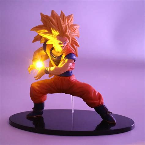 Dragon Ball Z Super Saiyan Son Goku Led Light Action Figures Night