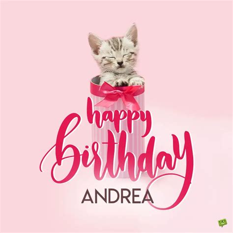 Happy Birthday, Andrea! | Wishes, Images and Memes for her