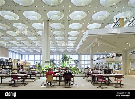 Interior view of the Berlin State Library, Berlin, Germany, Europe ...