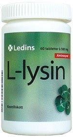 Köp Ledins L Lysin 500 mg 60 tabletter på apotea se