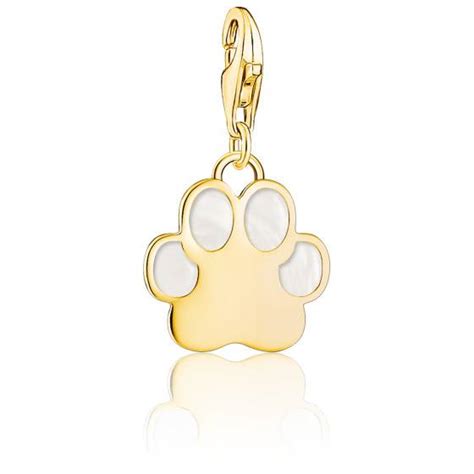 Pendentif Patte de Chien en Plaqué Or Thomas Sabo Ocarat