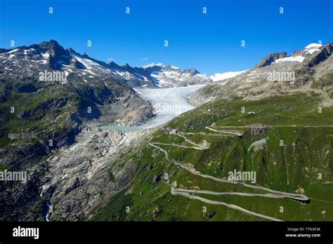 Furka pass glacier hotel belvedere hi-res stock photography and images ...