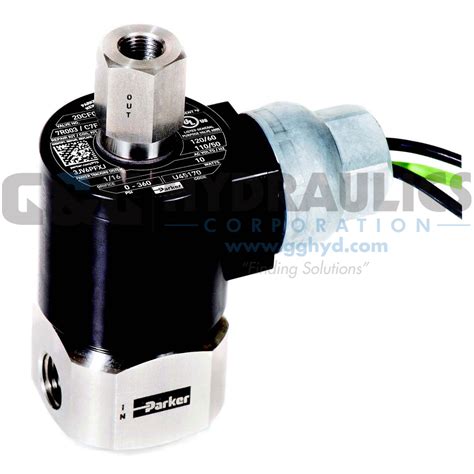 20cc061v7c7b Parker G7 2 Way Normally Closed 38 Npt Direct Acting Stainless Steel Solenoid