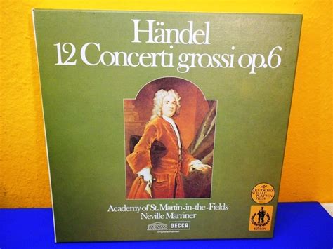 Händel 12 Concerti Grossi OP 6 Originalaufnahmen Vinyl KuSeRa