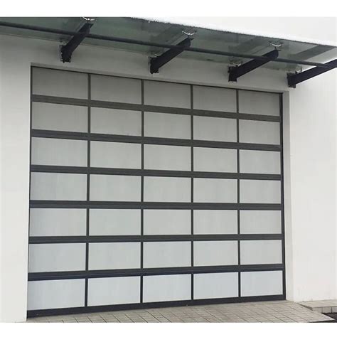 Garage Door Reviews See Through Overhead Sectional Garage Door Full View Frameless Garage Doors