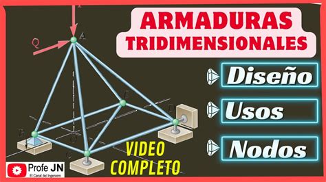 Armaduras tridimensionales Método de los nodos ejercicio 6 39