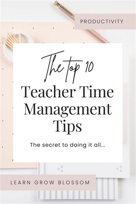Teacher Time Management: Achieving Work Life Balance