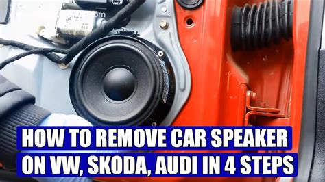 How To Remove Car Speakers On Vw Skoda Audi Cars In Steps