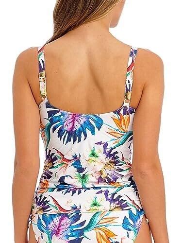 Fantasie Multi Paradiso Twist Underwire Tankini Swim Top Us 34d Uk