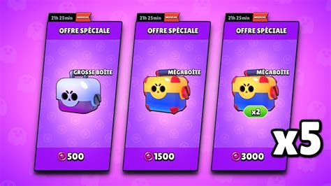 Brawl Stars Pack Opening Gratuit De M Gaboites Nouveaux