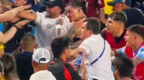 Video Darwin Núñez Se Agarra A Puñetazos Con Aficionados Colombianos Y