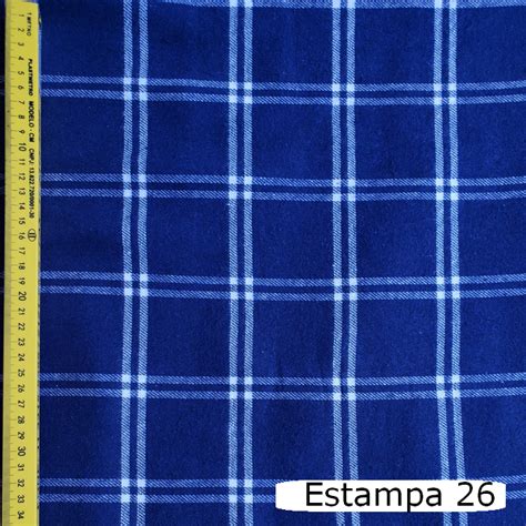 Flanela Mista Xadrez Diversas Estampas