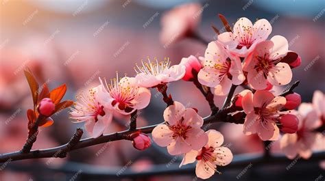 Premium Photo | Blossom Tree Over Nature Background Spring HD Background Wallpaper Desktop Wallpaper