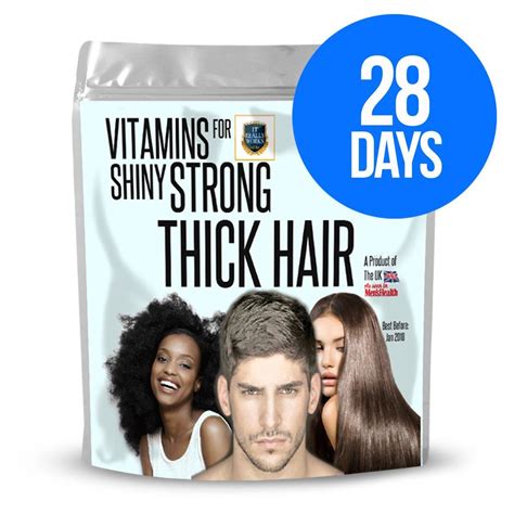 It Really Works Vitamins 28 Day Supply Thick Hair Styles Vitamins