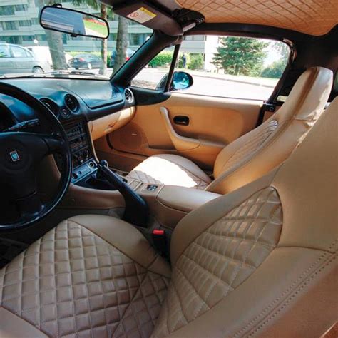 Nb Miata Leather Seat Covers - Velcromag