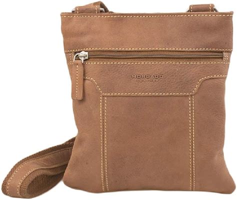 Morgado Leather Bolso bandolera pequeño unisex piel Naked vacuno