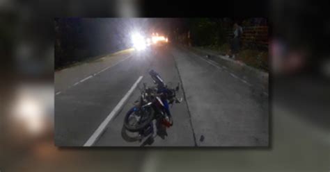 Motorcycle Rider Patay Matapos Sumalpok Sa Isang Pampasaherong Bus Sa