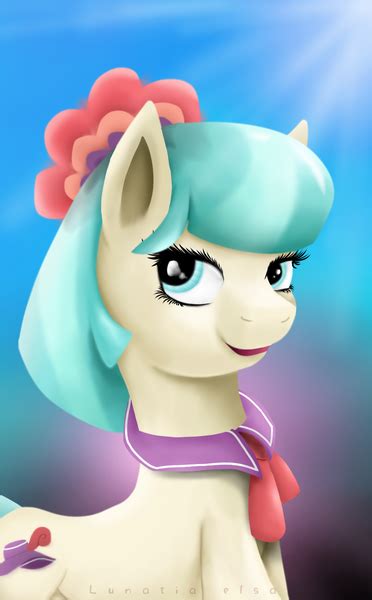 2248591 Safe Artist Nanazdina Coco Pommel Earth Pony Pony Bust