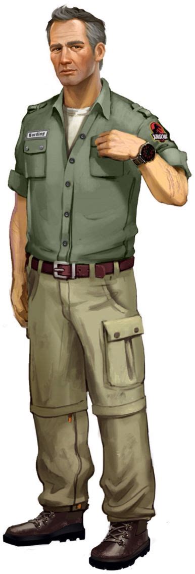 Telltale S Jurassic Park The Game Concept Art Dr Harding Jurassic